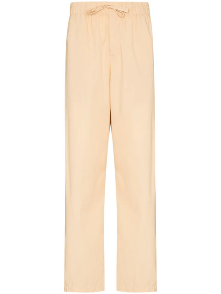  Tekla Drawstring Poplin Pajama Bottoms - Neutrals 