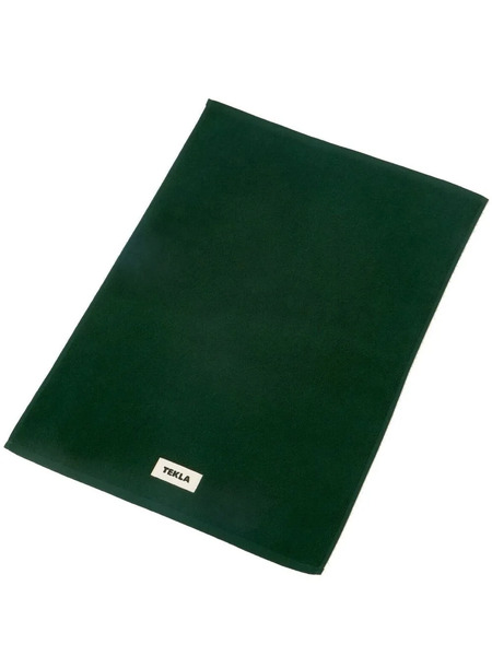  Tekla Logo-patch Bath Mat - Green 