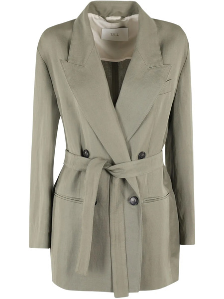  Tela Belted Jacket - Green 