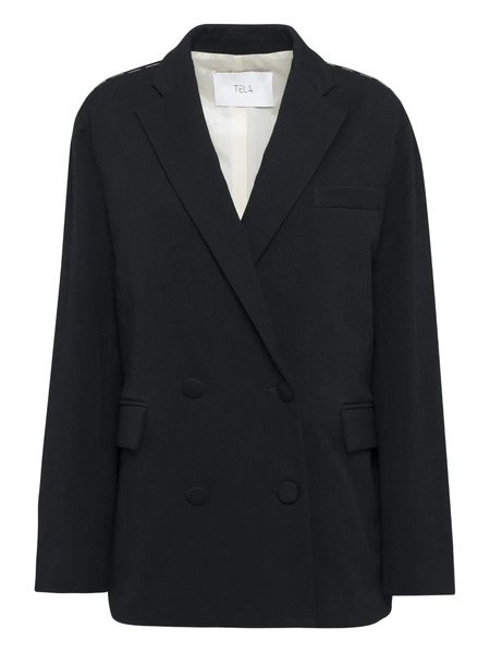  Tela Double-breasted Jacket - Black 