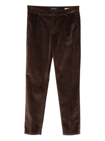  Teleria Zed Pleated Trousers - Brown 