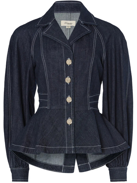  Temperley London Maye Jacket - Blue 