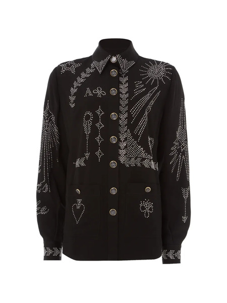  Temperley London Villanelle Embellished Jacket - Black 