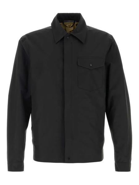  Ten C Bonded Utility-pocket Overshirt - Black 