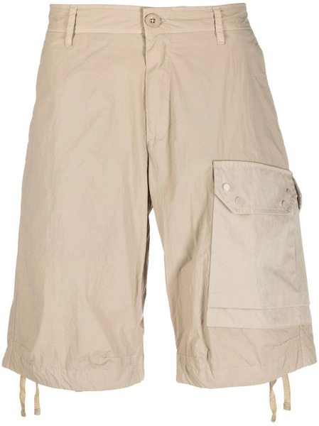  Ten C Cotton Bermuda Shorts - Neutrals 