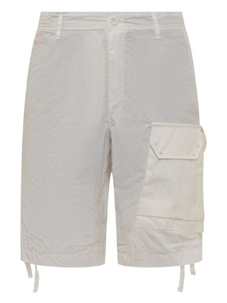  Ten C Faded-effect Shorts - White 