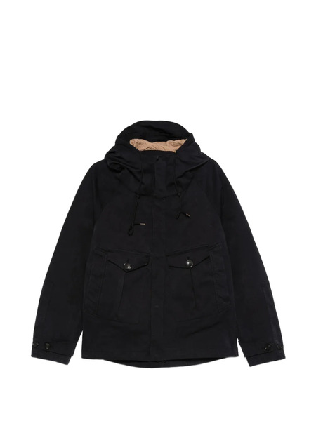  Ten C Flap-pocket Hooded Jacket - Blue 