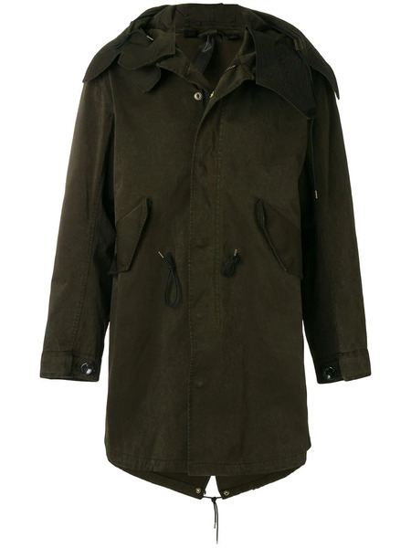  Ten C Hooded Coat - Green 