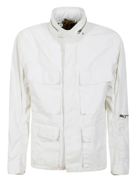  Ten C Multi-pocket Linen Jacket - White 