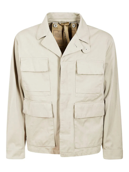  Ten C Multi-pocket Zip-fastening Jacket - Neutrals 