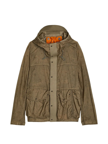  Ten C Skye Checked Jacket - Brown 