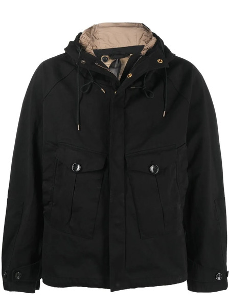  Ten C Tempest Hooded Jacket - Black 