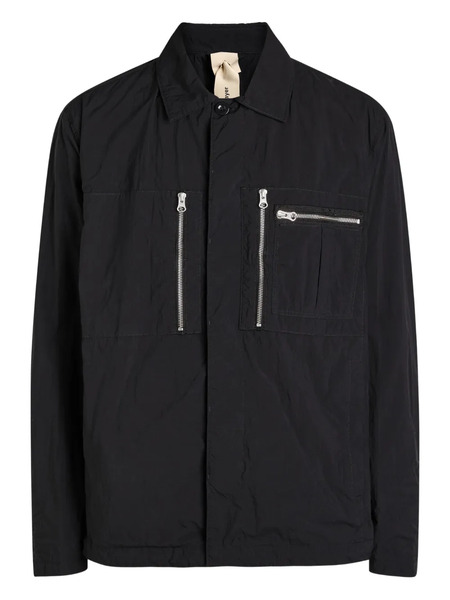  Ten C Zip Shirt Jacket - Black 