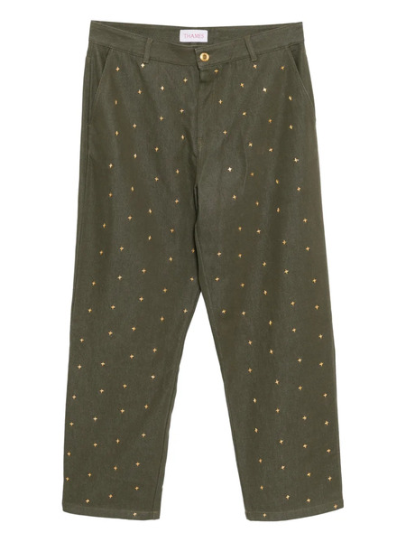  Thames Mmxx Gold Studs Jeans - Green 