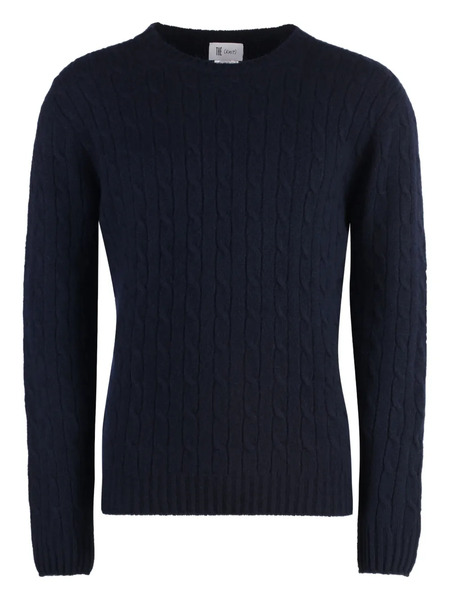  The (alphabet) Cable-knit Sweater - Black 