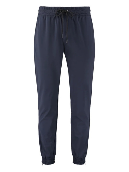  The (alphabet) Elastic-cuff Drawstring Trousers - Blue 