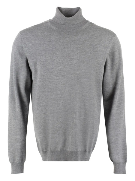  The (alphabet) Turtleneck Wool Sweater - Grey 