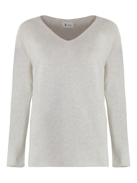  The (alphabet) V-neck Sweater - Grey 