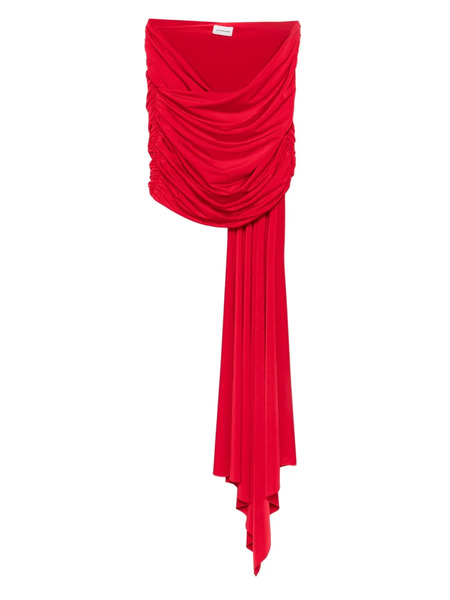  The Andamane Draped Skirt - Red 