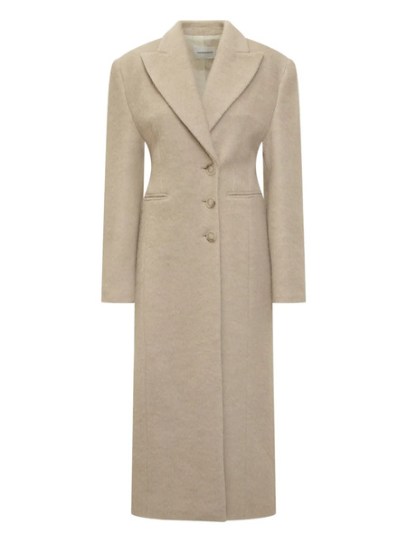  The Andamane Hourglass Buttoned Coat - 108|ivory 
