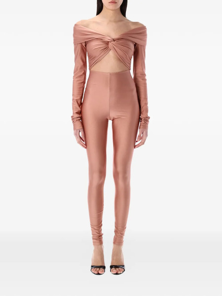  The Andamane Kendall Off-shoulder Jumpsuit - Pink 