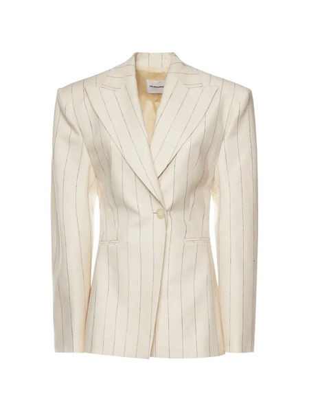  The Andamane Pinstripe Blazer - Neutrals 