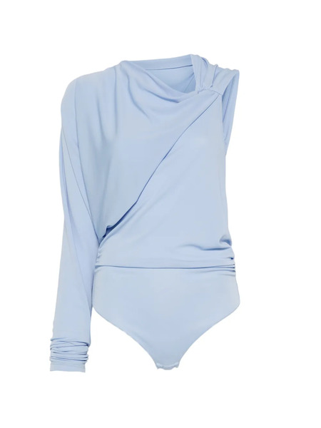  The Andamane Serena Draped Bodysuit - Blue 