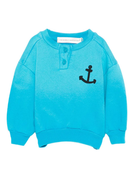  The Animals Observatory Anchor Buttoned Top - Blue 