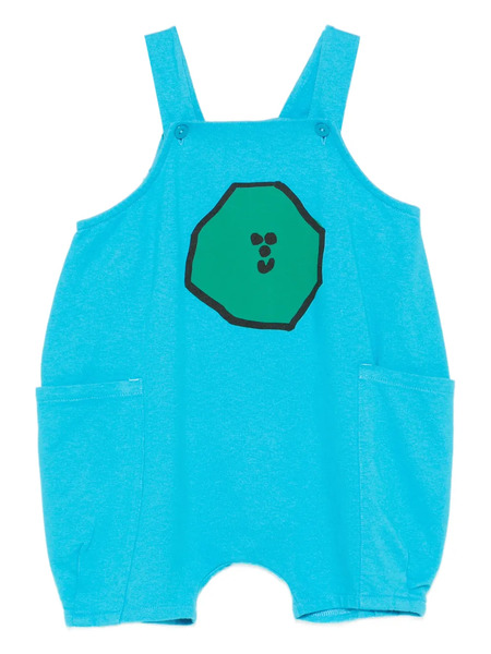 The Animals Observatory Button Graphic Jumpsuit - Blue 