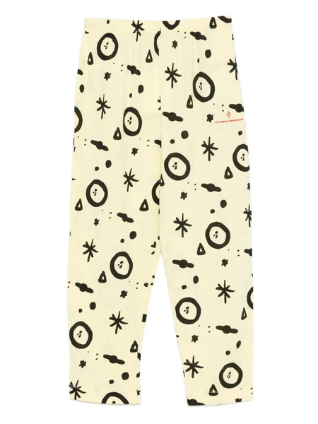  The Animals Observatory Camaleon Printed Trousers - Yellow 