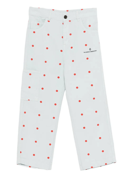  The Animals Observatory Condor Polka Dot Trousers - Blue 