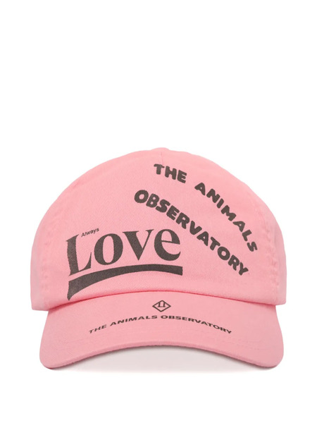  The Animals Observatory Cotton Cap - Pink 