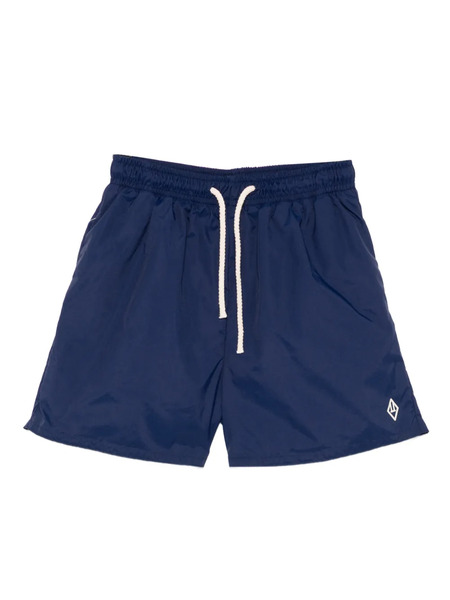 The Animals Observatory Drawstring Logo Shorts - Blue 