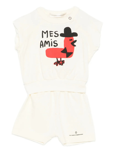  The Animals Observatory Graphic Shorts Set - White 