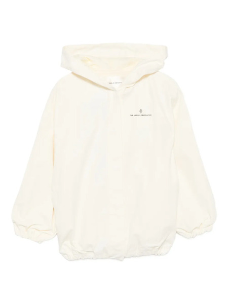  The Animals Observatory Hooded Graphic-pattern Jacket - Neutrals 