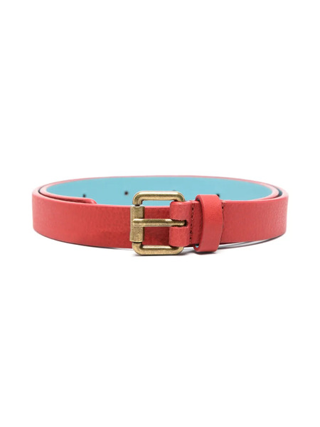  The Animals Observatory Ibis Leather Belt - Red 