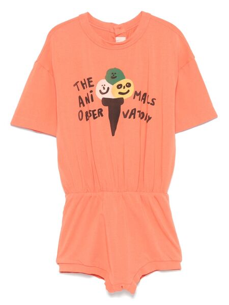  The Animals Observatory Koala Playsuit - Red 