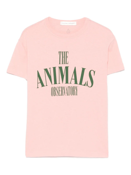  The Animals Observatory Logo Graphic T-shirt - Pink 