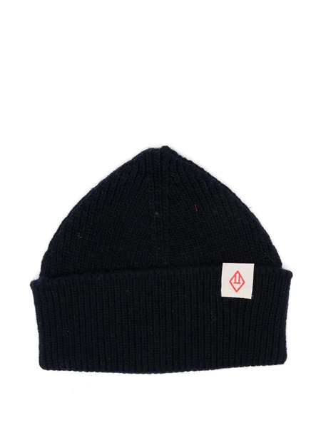  The Animals Observatory Logo-patch Beanie Hat - Blue 