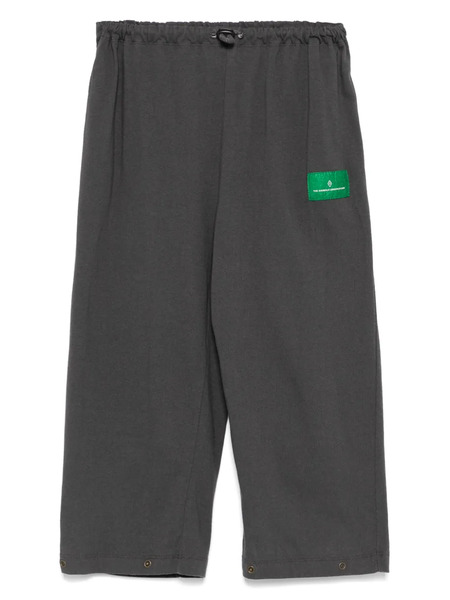 The Animals Observatory Logo-patch Trousers - Grey 