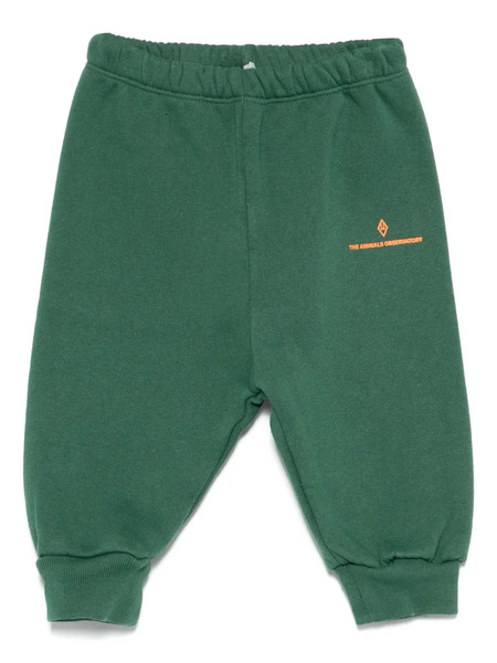  The Animals Observatory Logo-print Sweatpants - Green 