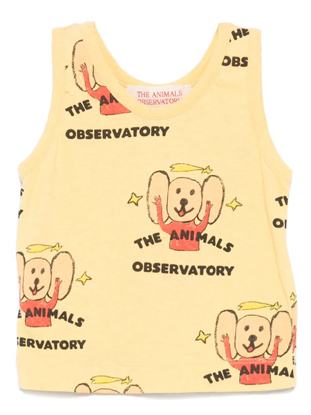  The Animals Observatory Macaque Tank Top - Yellow 