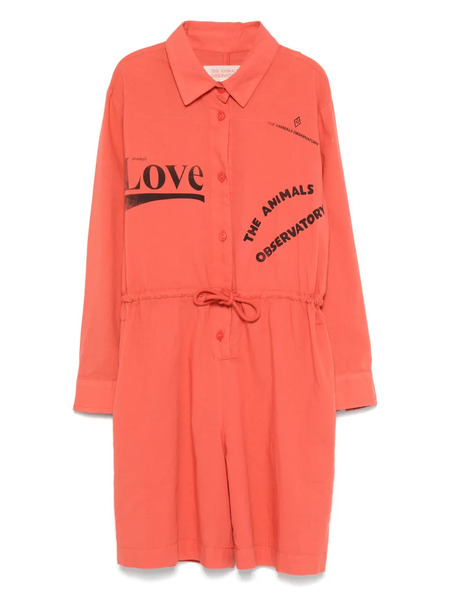  The Animals Observatory Squirrel Jumpsuit - Red 