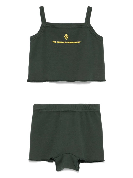  The Animals Observatory Stork Shorts Set - Green 