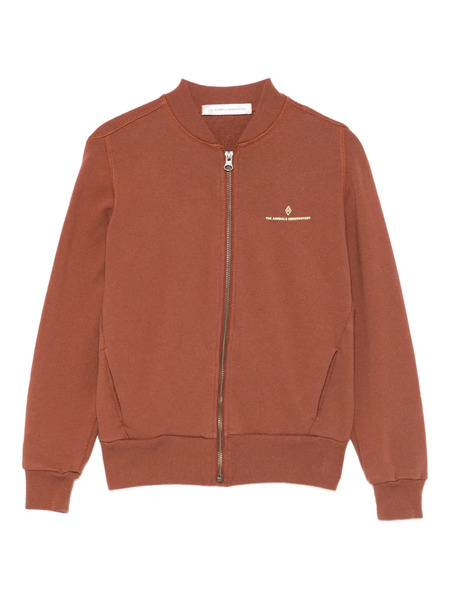  The Animals Observatory Zip Bird-print Sweater - Brown 