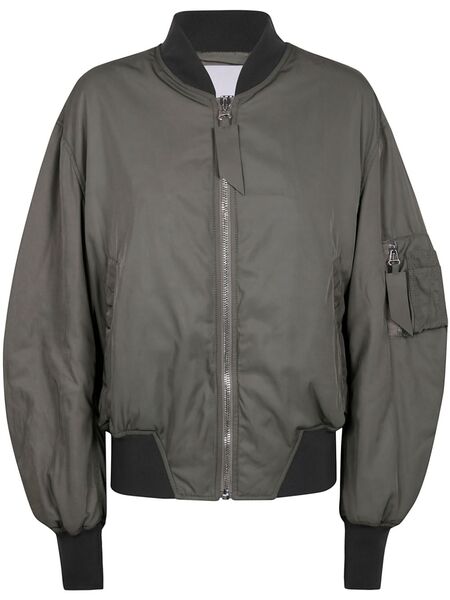  The Attico Anja Bomber Jacket - Green 