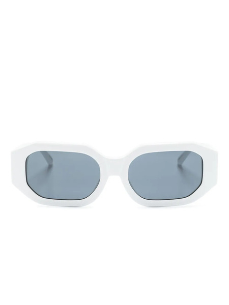  The Attico Blake Rectangle-frame Sunglasses - White 