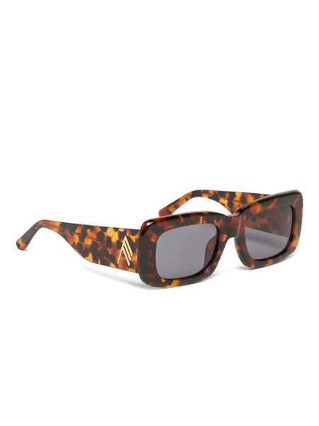  The Attico Marfa Rectangle-frame Sunglasses - Brown 