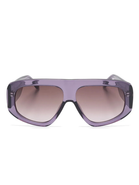  The Attico Oversize-frame Sunglasses - Purple 