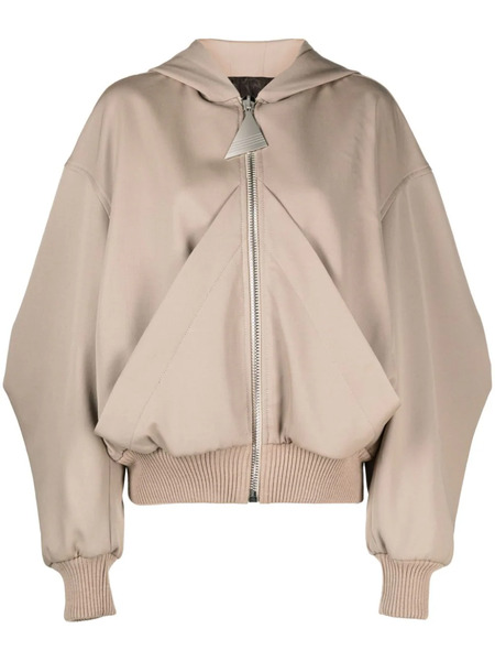  The Attico Virgin-wool Bomber Jacket - Brown 